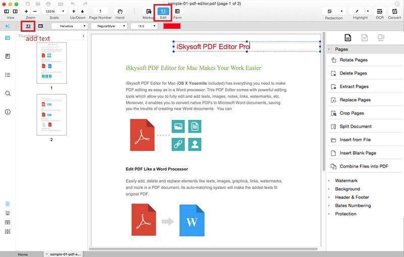 editing pdf files free mac